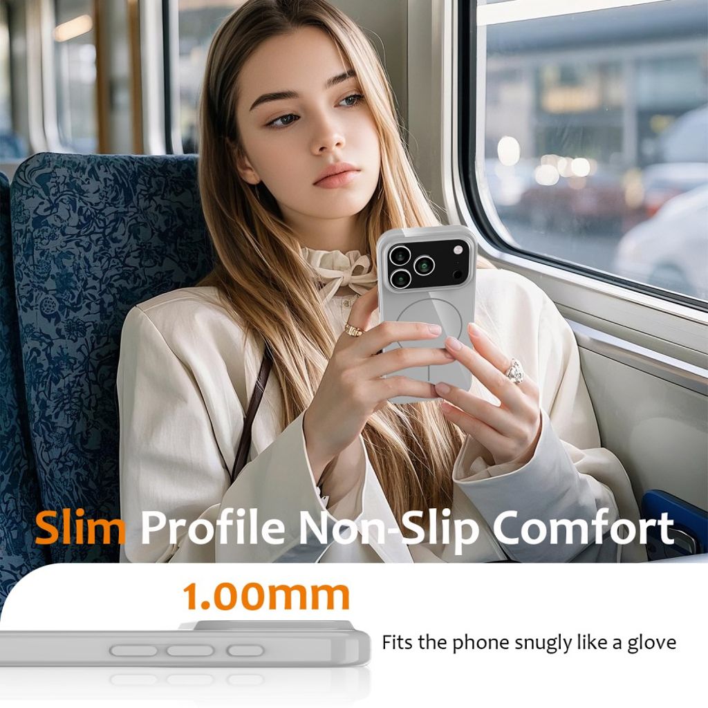 Vitt MagSafe-skal med handlovsrem till iPhone 18 Pro och 17 Pro, bild 7