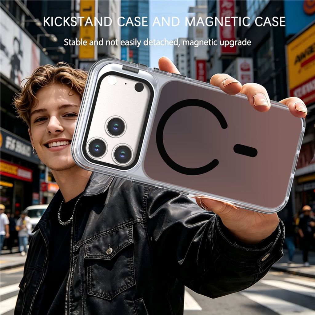 MagSafe-skal med ställ i kameraringen till iPhone 18 Pro och 17 Pro - Svart, bild 8