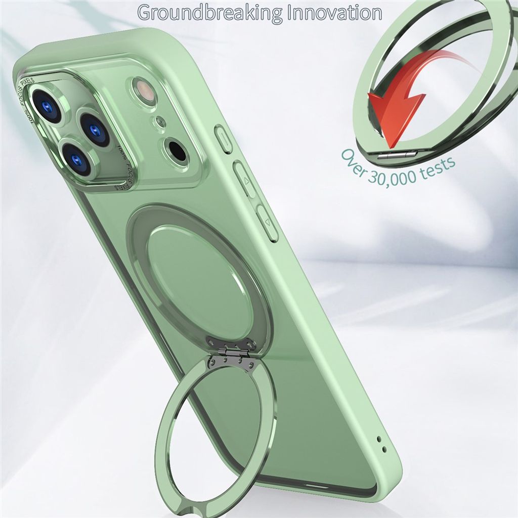 MagSafe-skal med roterande metallställ till iPhone 18 Pro och 17 Pro - Grön, bild 3