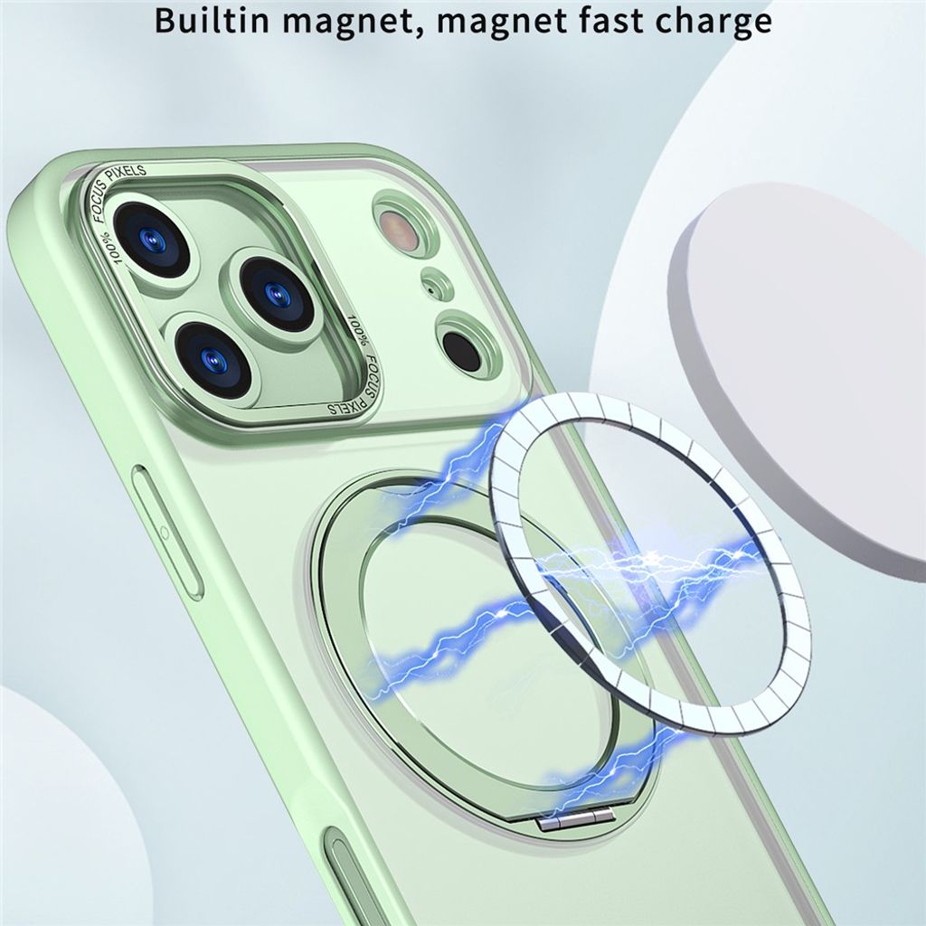 MagSafe-skal med roterande metallställ till iPhone 18 Pro och 17 Pro - Grön, bild 6