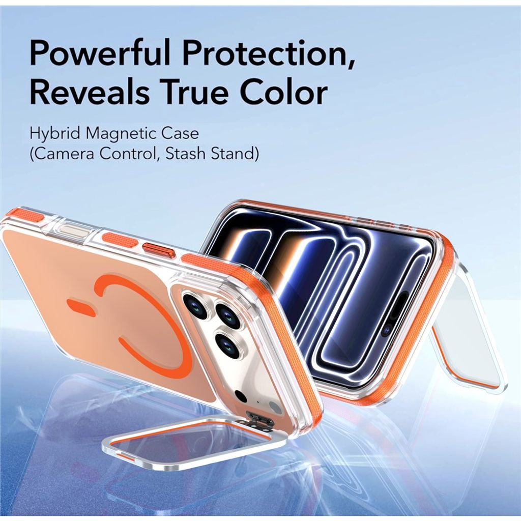 MagSafe-skal med ställ i kameraringen till iPhone 18 Pro och 17 Pro - Orange, bild 10
