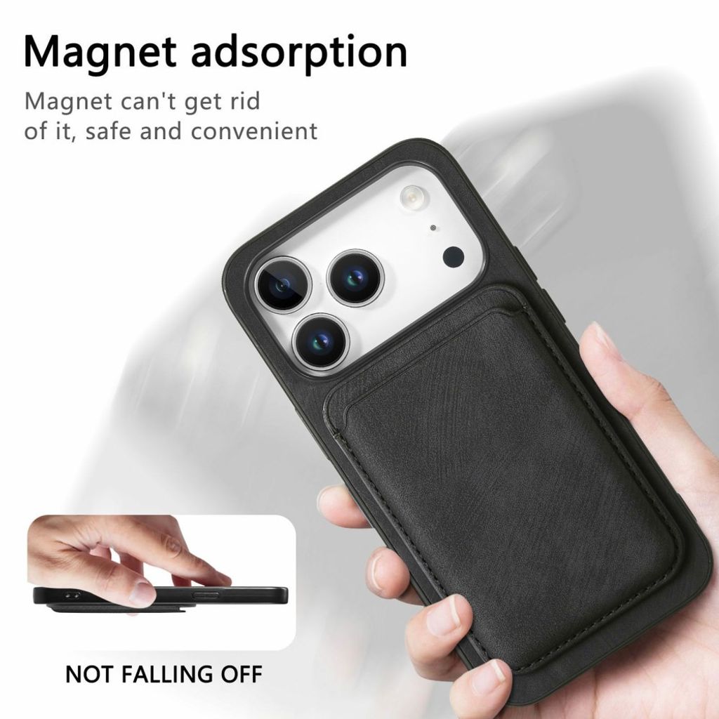 MagSafe-skal med avtagbar magnetisk korthållare till iPhone 18 Pro och 17 Pro - Svart, bild 7