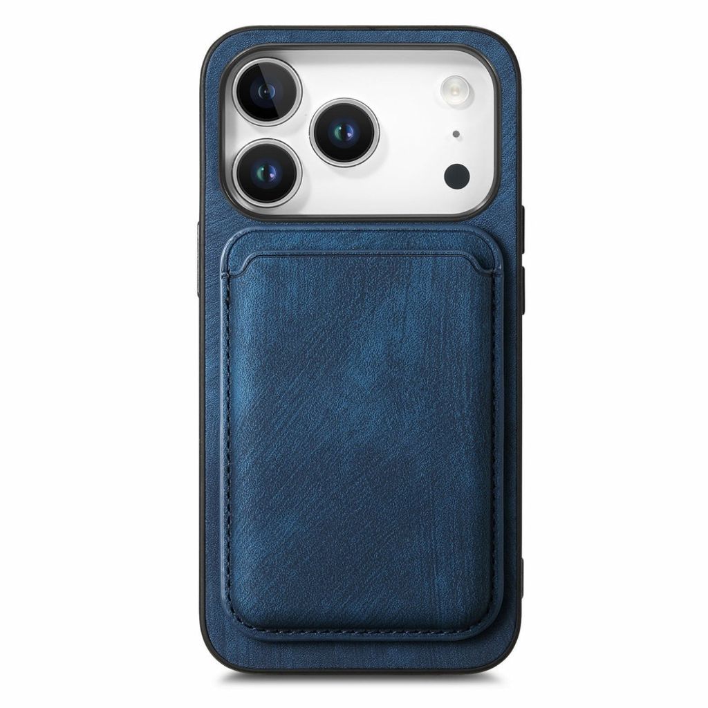 Skal med avtagbar magnetisk korthållare till iPhone 18 Pro och 17 Pro - Marinblå, bild 2
