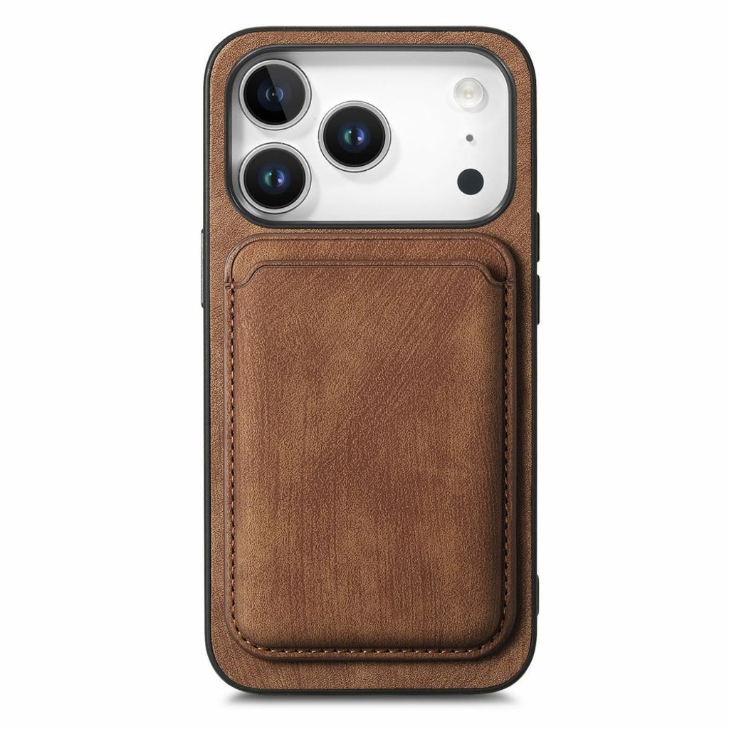 Brunt skal med avtagbar plånbok för kort till iPhone 18 Pro och 17 Pro, bild 2