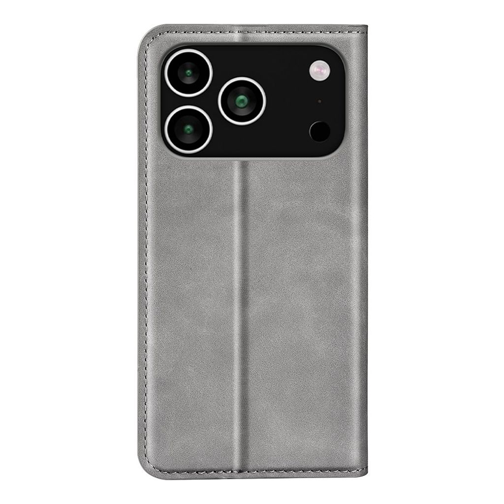 Grått plånboksfodral med stativfunktion till iPhone 18 Pro och 17 Pro, bild 3