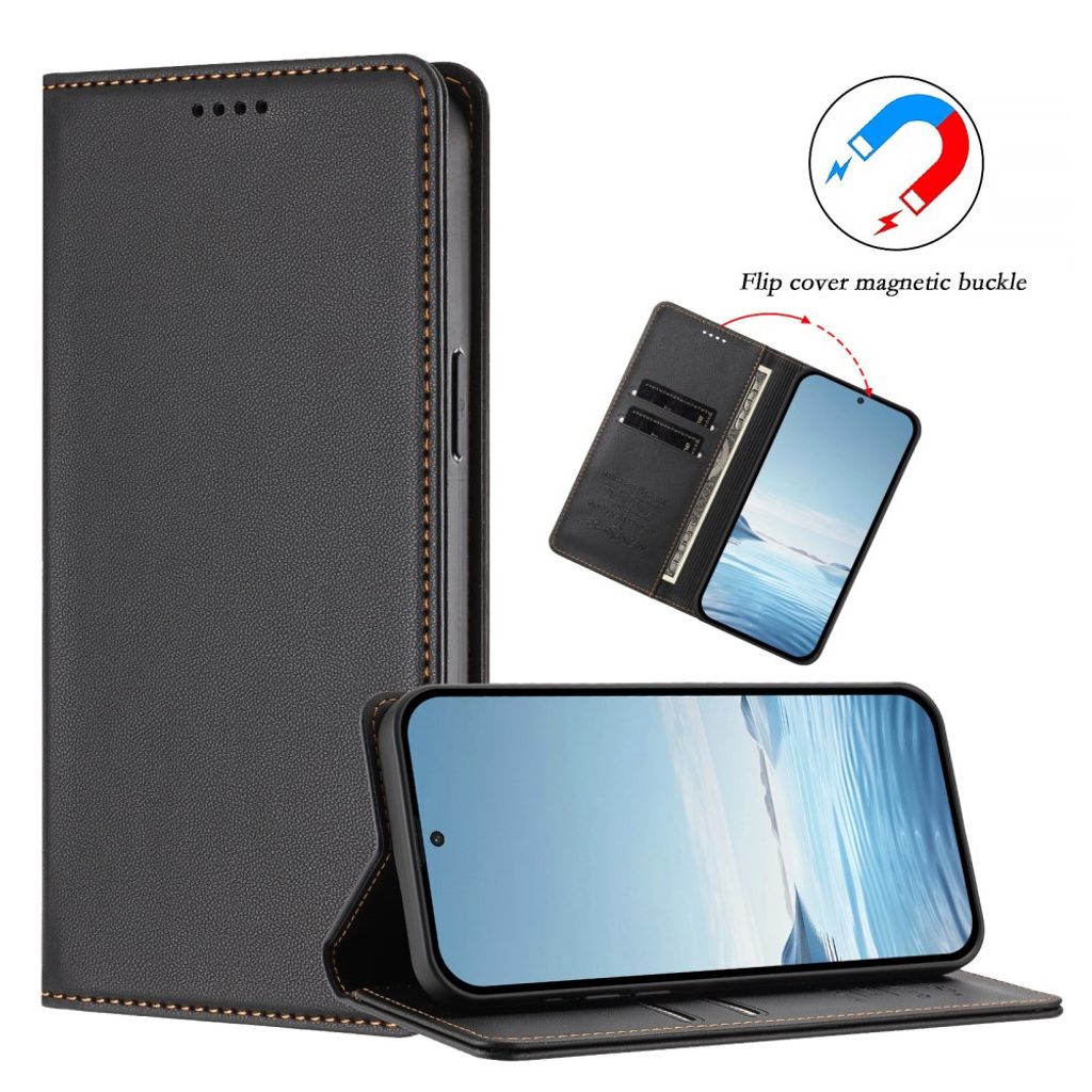 Svart plånboksfodral med RFID-skydd till iPhone 18 Pro och 17 Pro, bild 3