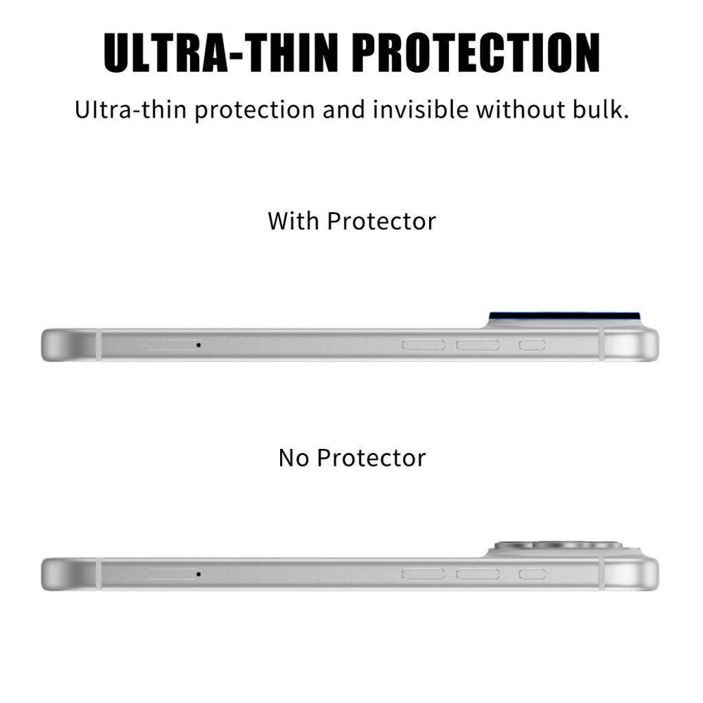 Svart kameraskydd i 9H-glas till iPhone 18 Pro, bild 3
