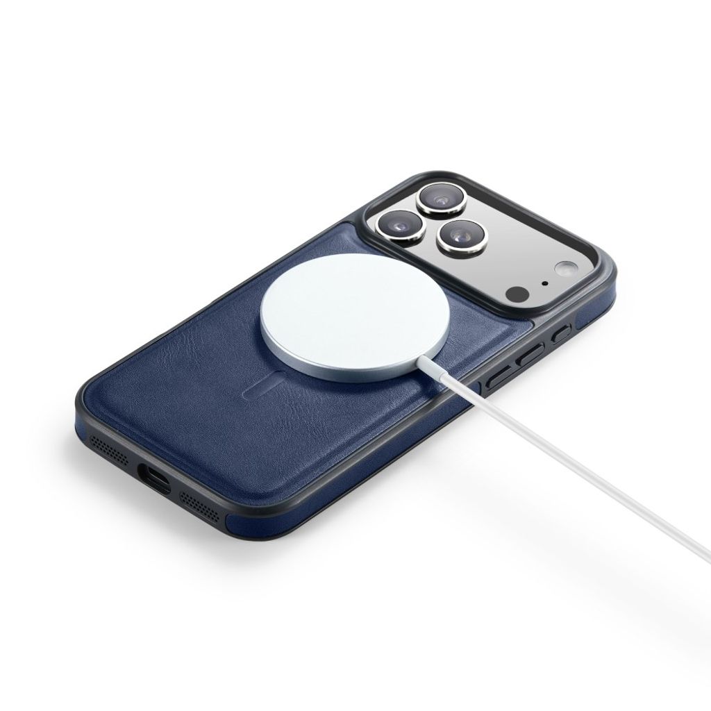 Blått MagSafe-skal i PU-läder till iPhone 18 Pro och 17 Pro, bild 5