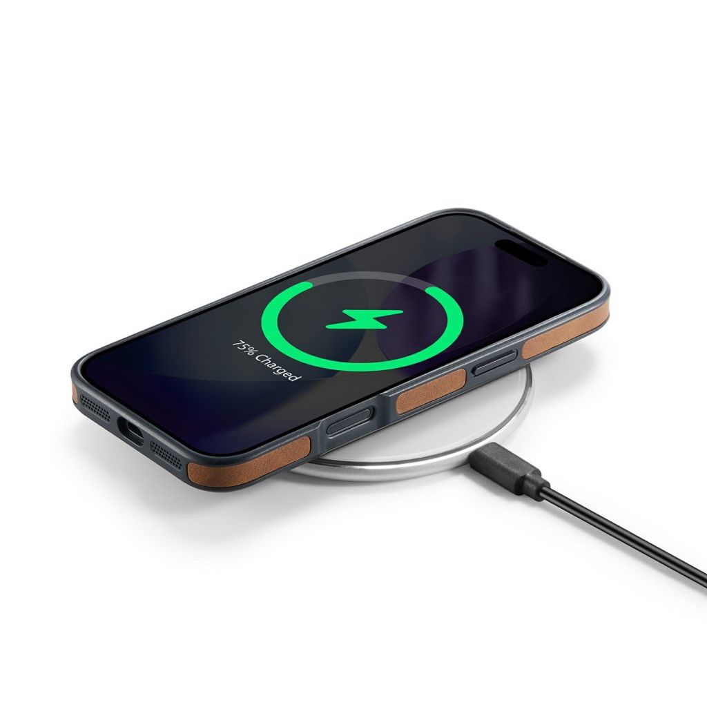 Brunt MagSafe-skal i PU-läder till iPhone 18 Pro och 17 Pro, bild 3