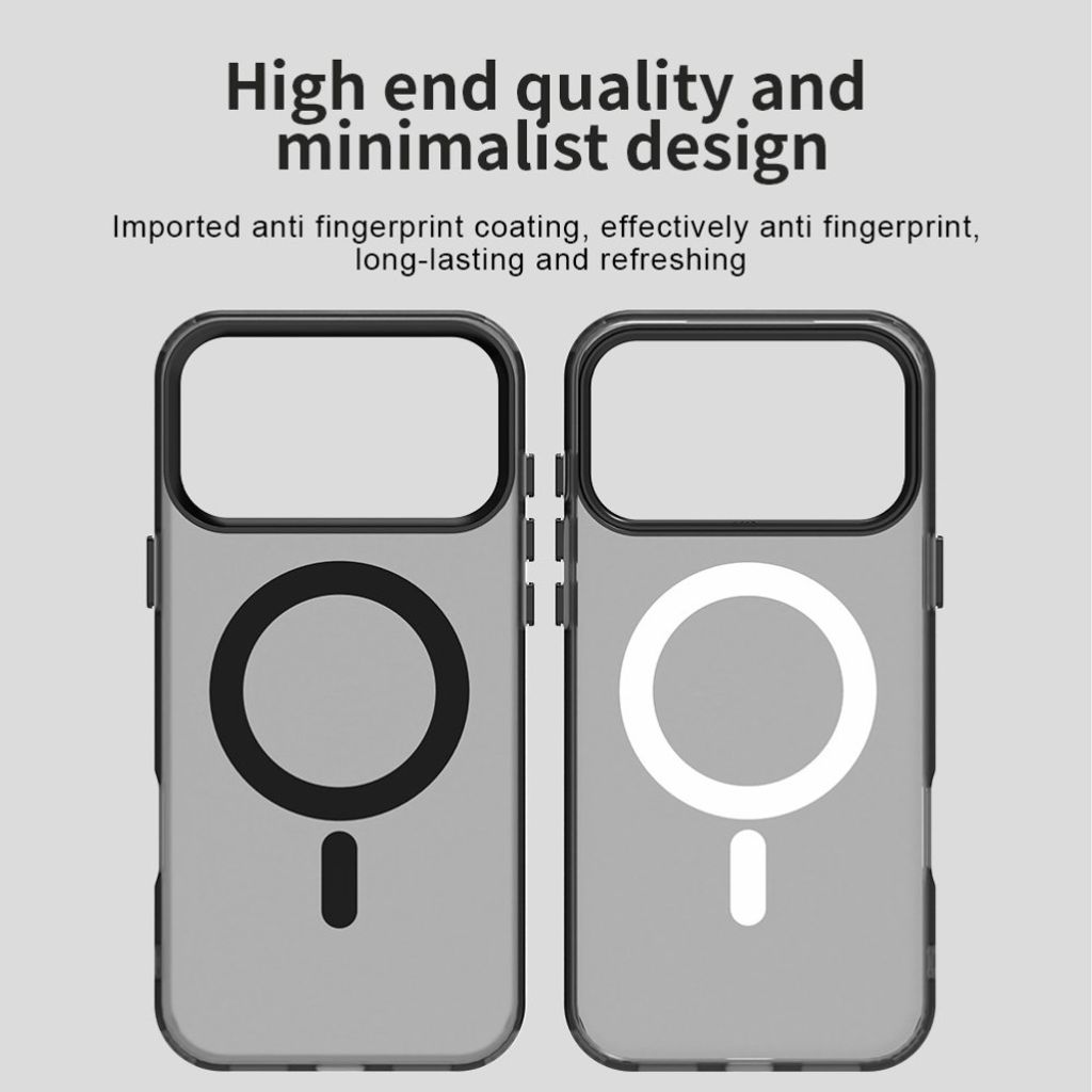 Svart slimmat MagSafe-skal med matt yta till iPhone 18 Pro och 17 Pro, bild 3