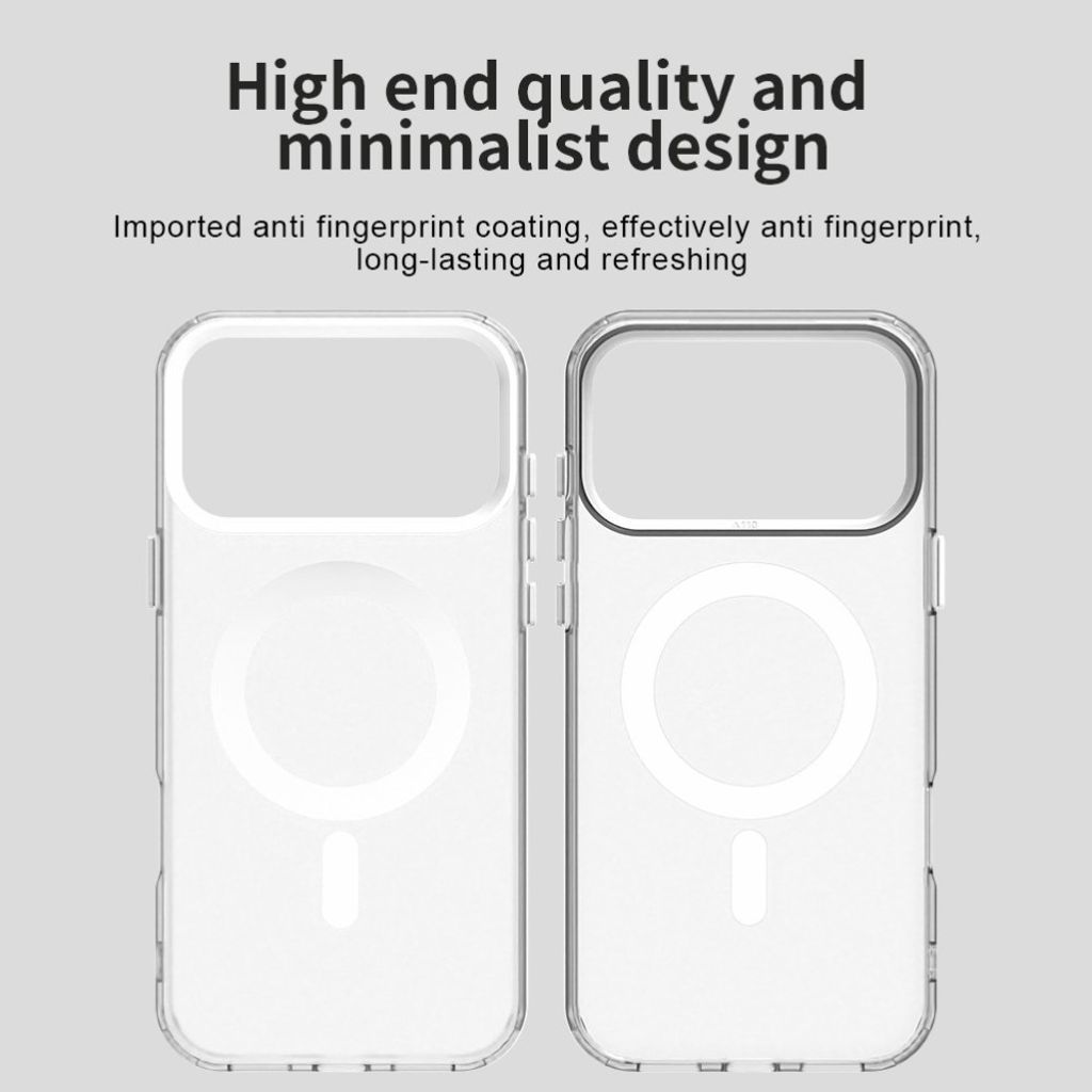 Vitt slimmat MagSafe-skal med matt yta till iPhone 18 Pro och 17 Pro, bild 3