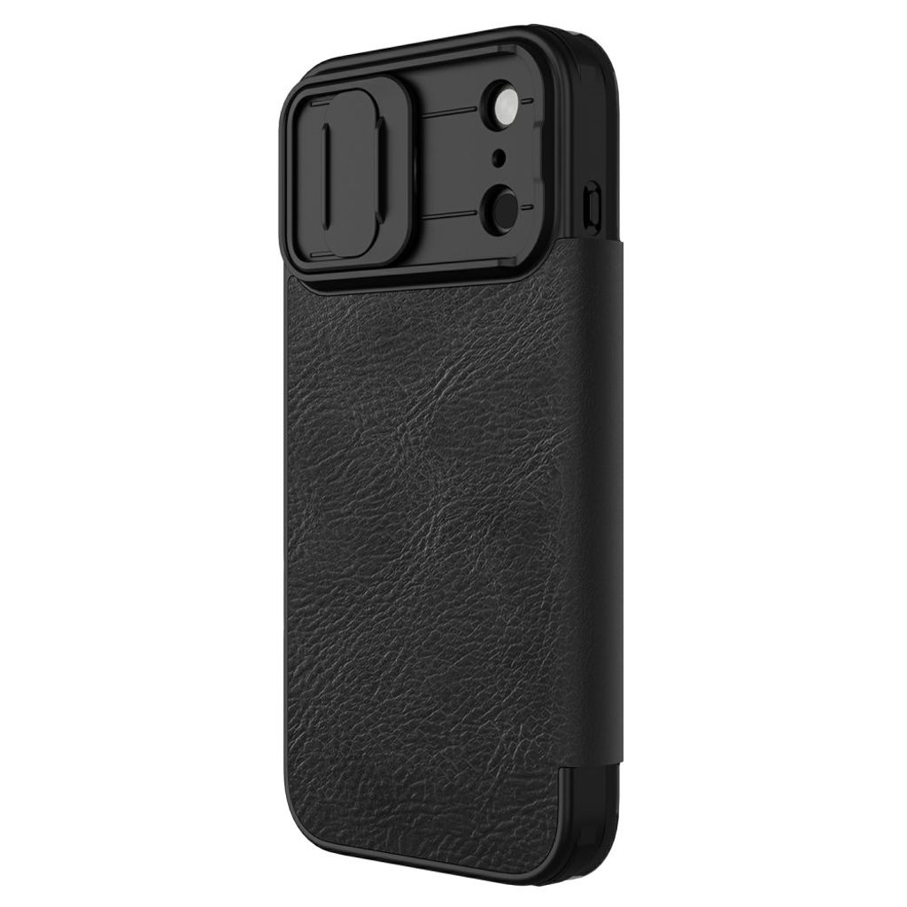 Nillkin svart plånboksfodral med skjutbart kameraskydd till iPhone 18 Pro och 17 Pro, bild 4