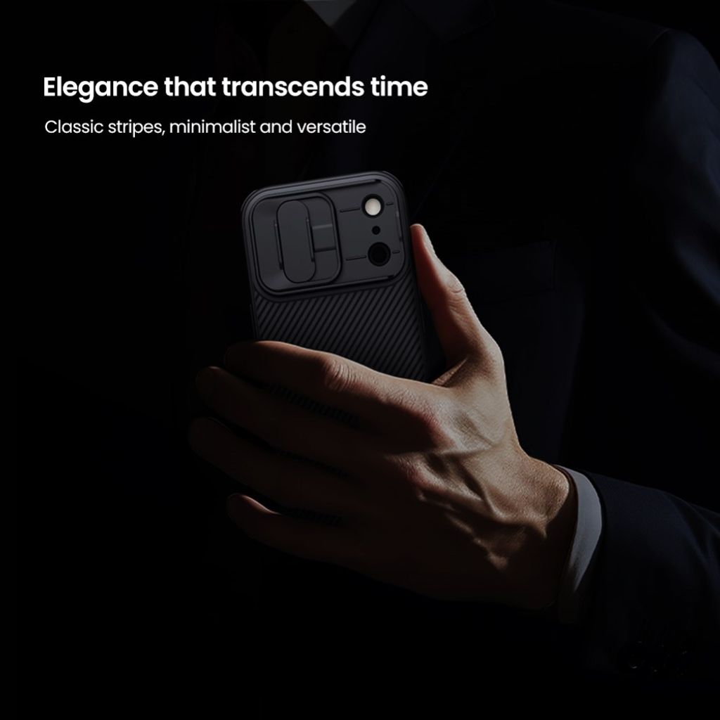 Nillkin svart MagSafe-skal med skjutbart kameraskydd till iPhone 18 Pro och 17 Pro, bild 11