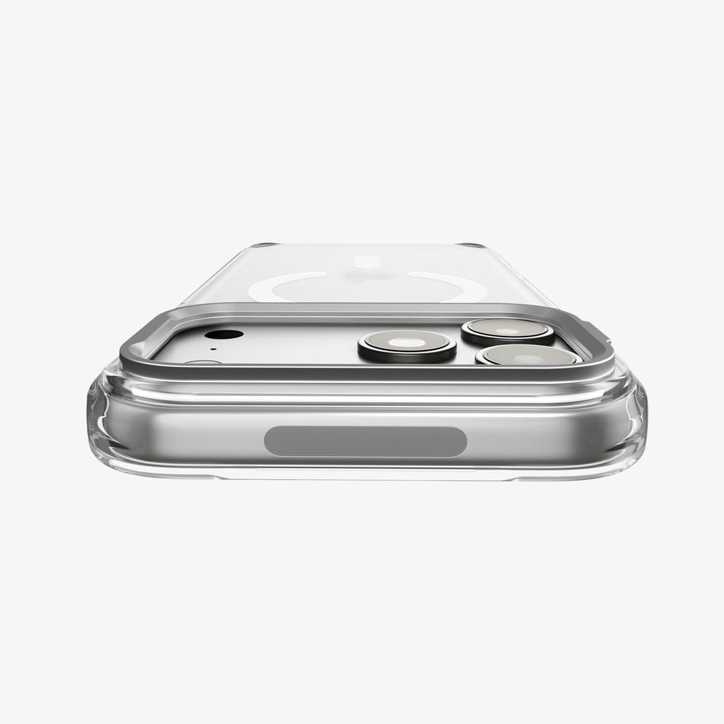 Spigen Ultra Hybrid Optik S MagFit skal med kamerastöd, silver, till iPhone 18 Pro och 17 Pro, bild 4