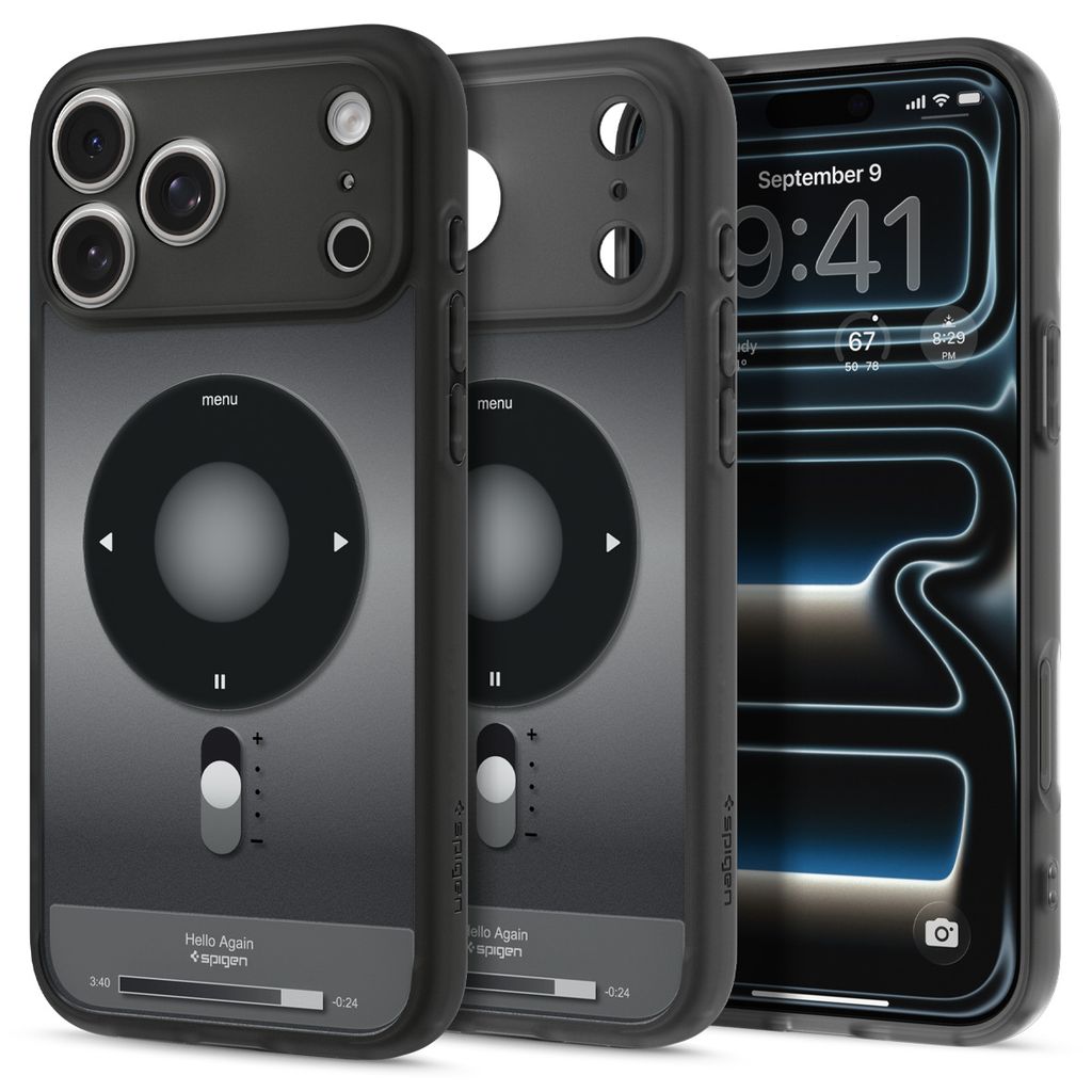 Spigen Ultra Hybrid MagFit Classic skal, svart, till iPhone 18 Pro och 17 Pro, bild 3