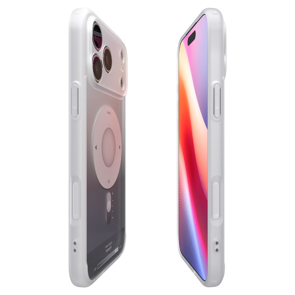 Spigen Ultra Hybrid MagFit Classic skal, silver, till iPhone 18 Pro och 17 Pro, bild 2