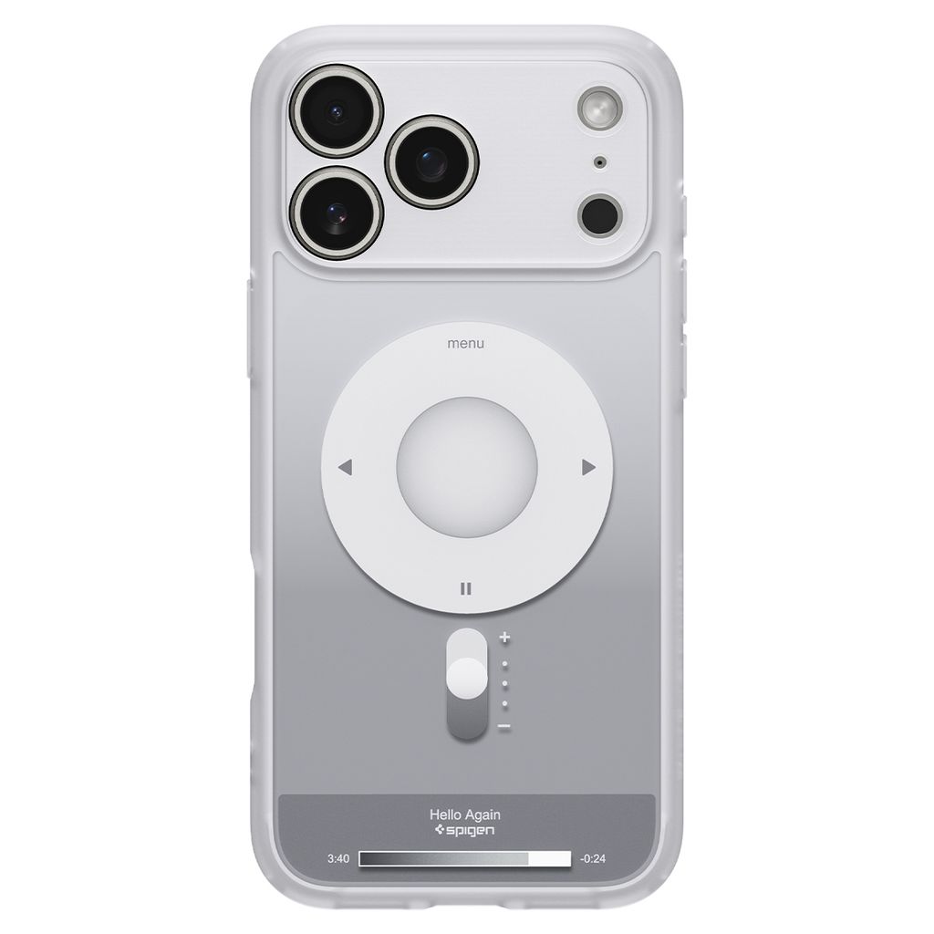 Spigen Ultra Hybrid MagFit Classic skal, silver, till iPhone 18 Pro och 17 Pro, bild 3
