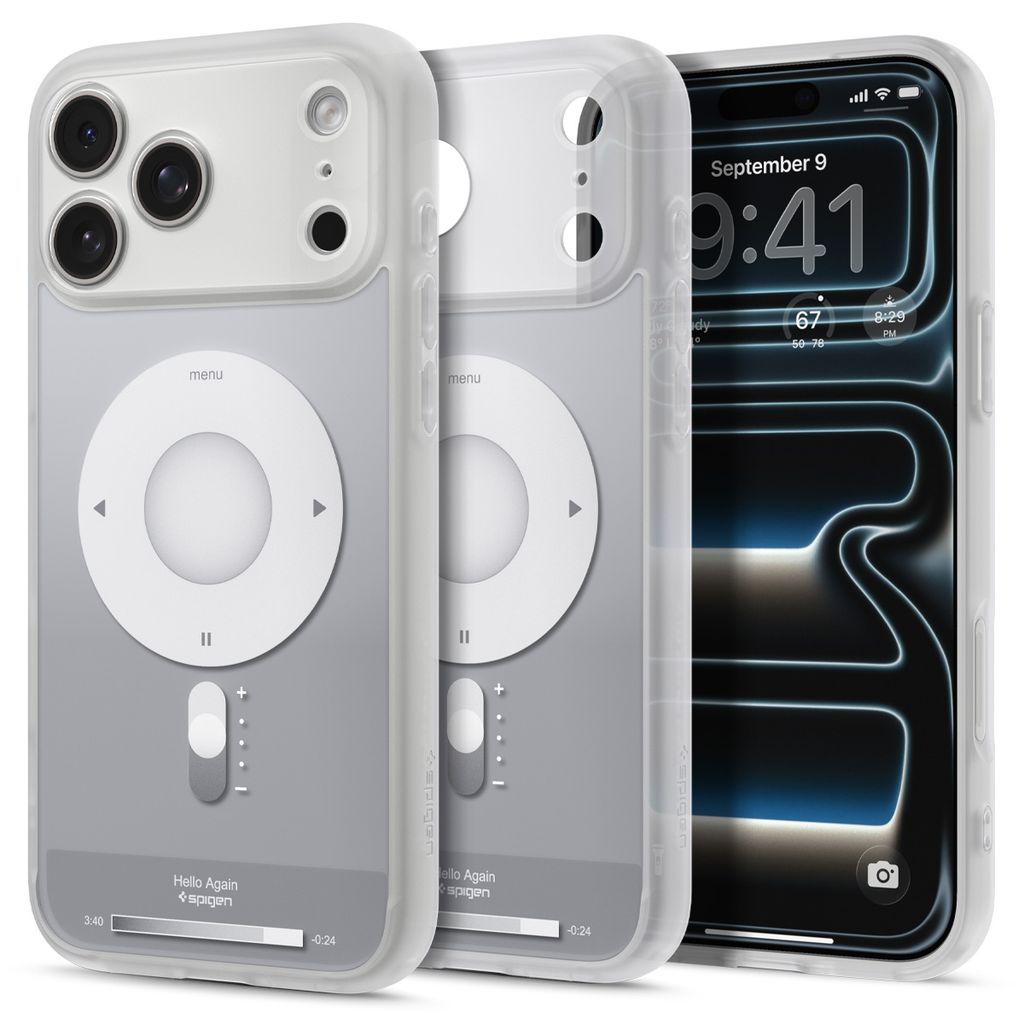Spigen Ultra Hybrid MagFit Classic skal, silver, till iPhone 18 Pro och 17 Pro, bild 6