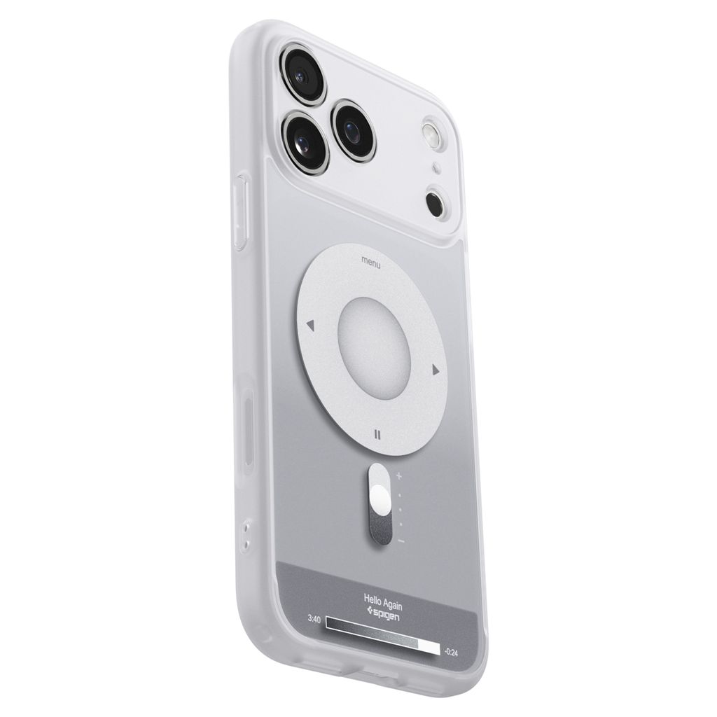 Spigen Ultra Hybrid MagFit Classic skal, silver, till iPhone 18 Pro och 17 Pro, bild 9