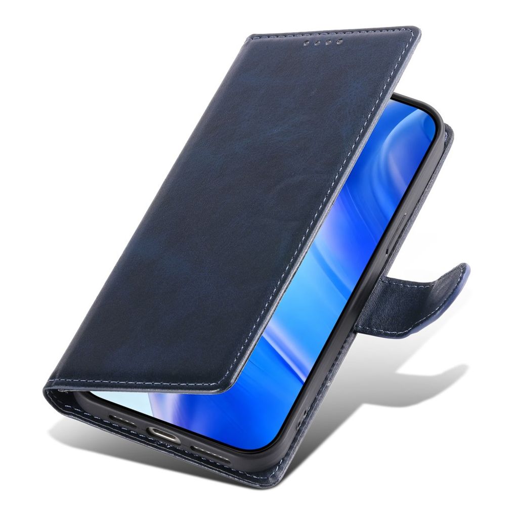 Plånboksfodral med ställ och handledsrem, blått, till iPhone 18 Pro och 17 Pro, bild 7