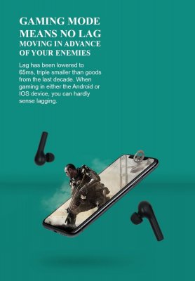 Smarta In-ear TWS 2020 Bluetooth v5.0 Hörlurar med Touch, bild 7