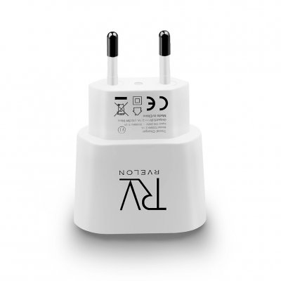Rvelon 10.5W Reseladdare USB-A i Bulk - Vit