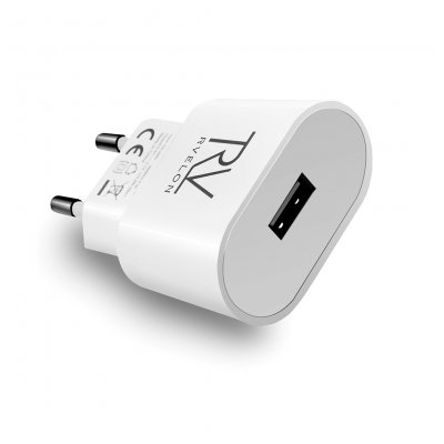 RV 10.5W Reseladdare USB-A - Vit