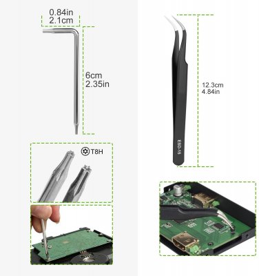Verktygskit med 17 delar för Reparation av Nintendo, bild 6