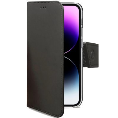 Celly iPhone 14 Pro Max Plånboksfodral Wally - Svart