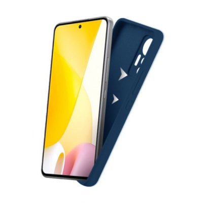 Xiaomi 12 Lite Silikonskal - Mörkblå