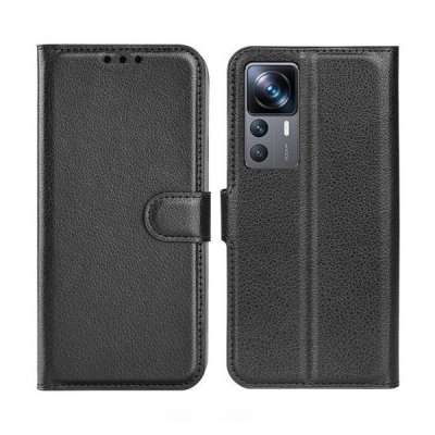 Xiaomi 12T/Xiaomi 12T 5G Pro Plånboksfodral med Stativ - Svart