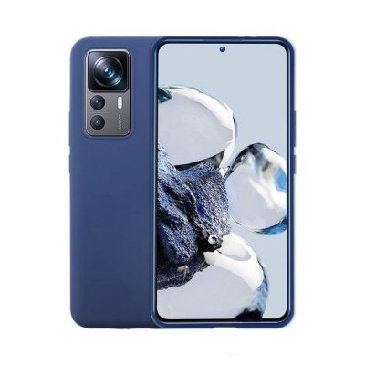 Xiaomi 12T/Xiaomi 12T 5G Pro Silikonskal - Mörkblå