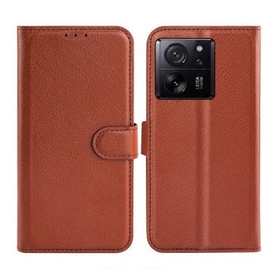 Xiaomi 13T/Xiaomi 13T Pro Plånboksfodral med Stativ - Brun