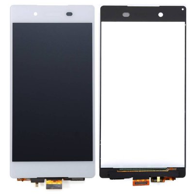 Sony Xperia Z3+ Skärm med LCD Display Glas - Vit