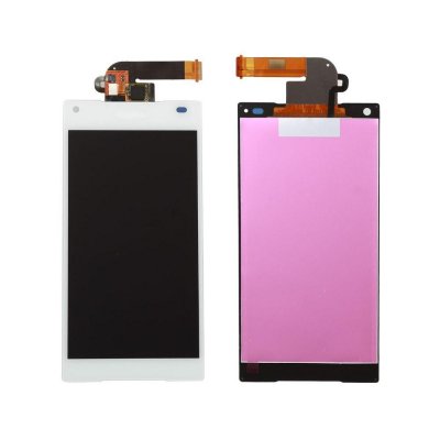 Sony Xperia Z5 Compact Skärm med LCD Display Glas - Vit