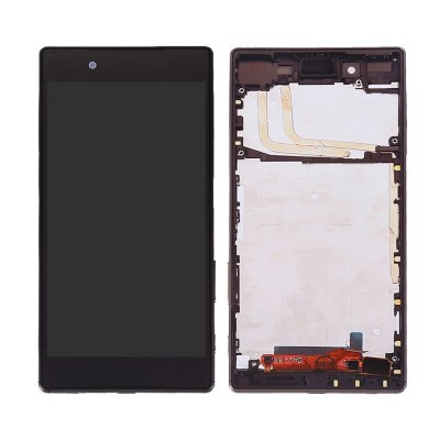 Sony Xperia Z5 Skärm LCD Display med ram - Svart